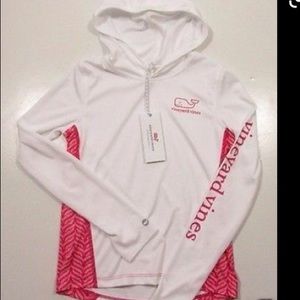 L Vineyard Vines Performance Lightweight Hoodie